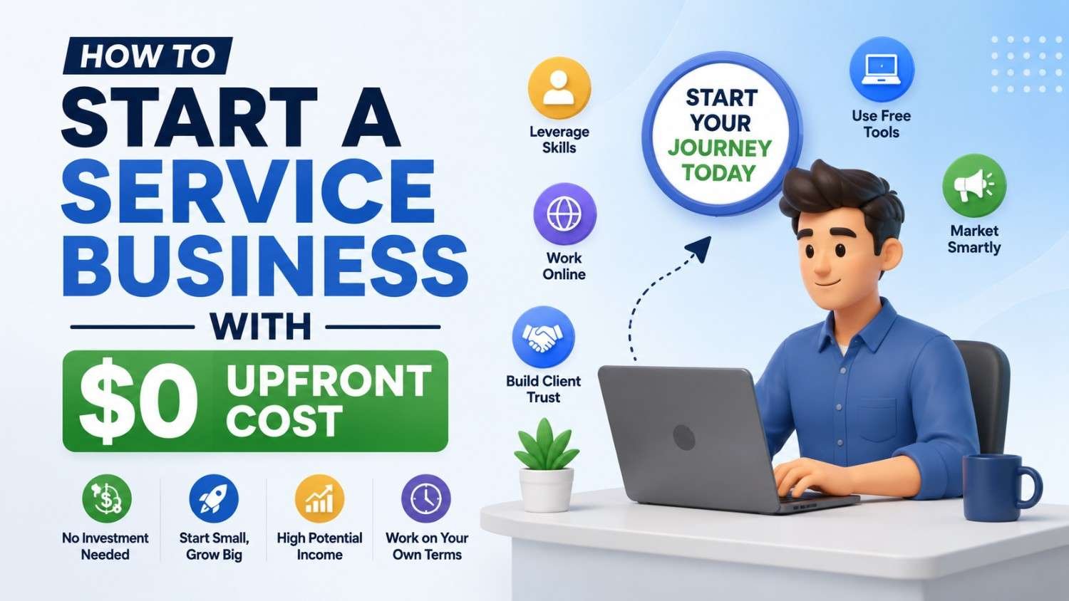 How to Start a Service Business with $0 Upfront Cost