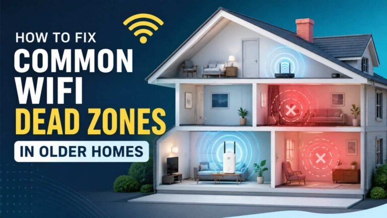 How to Fix Common WiFi Dead Zones in Older Homes