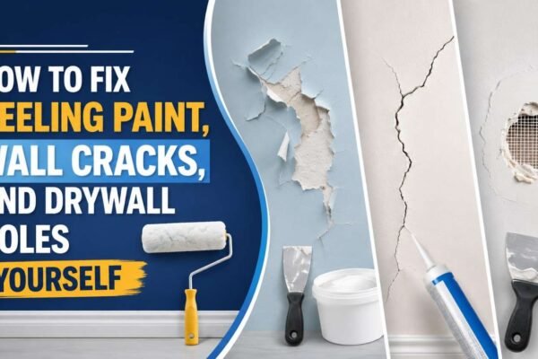 How to Fix Peeling Paint, Wall Cracks, and Drywall Holes Yourself