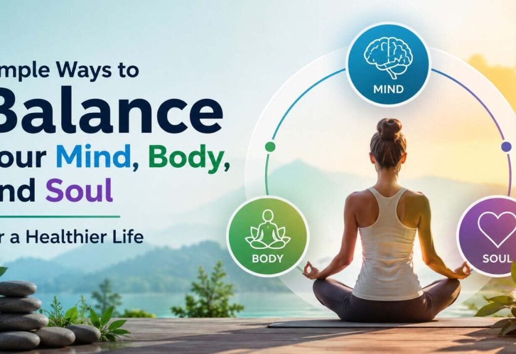 Simple Ways to Balance Your Mind, Body, and Soul for a Healthier Life