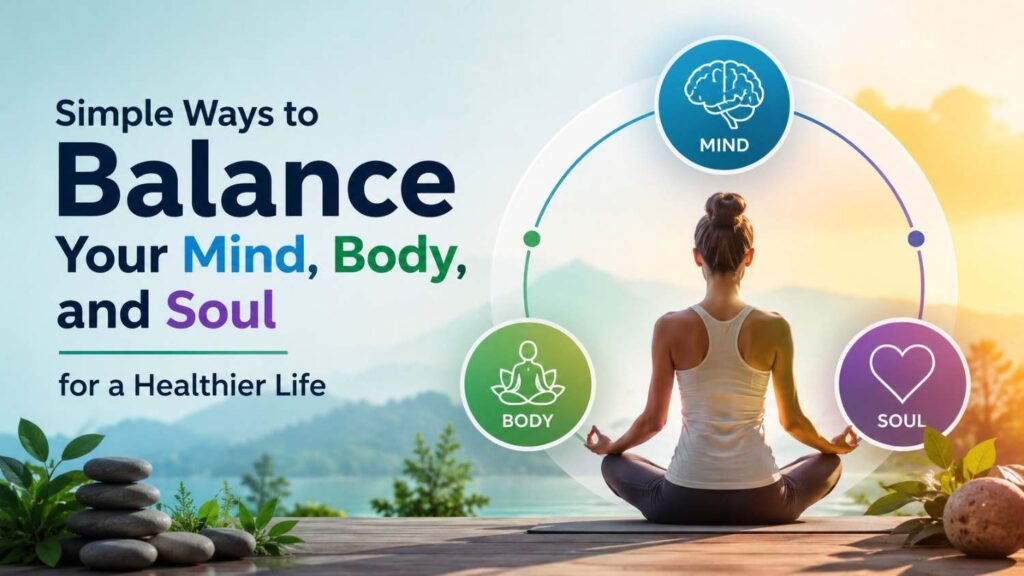 Simple Ways to Balance Your Mind, Body, and Soul for a Healthier Life