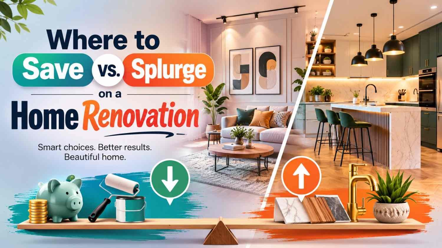 Where to Save vs. Where to Splurge on a Home Renovation