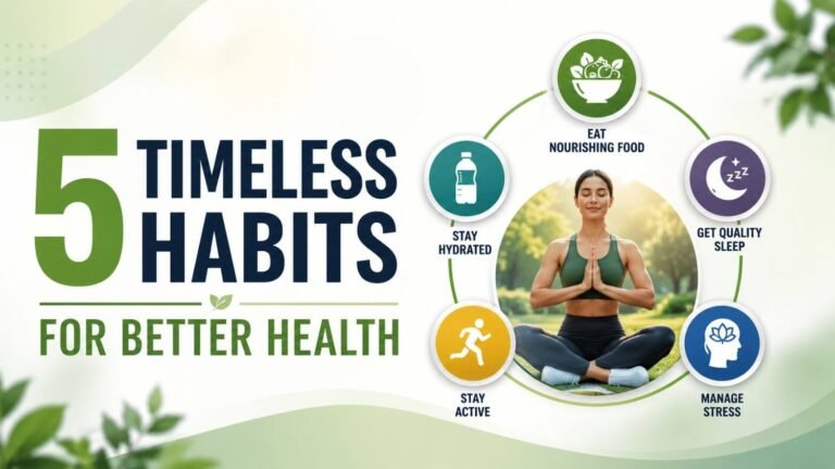 5 timeless habits for better health