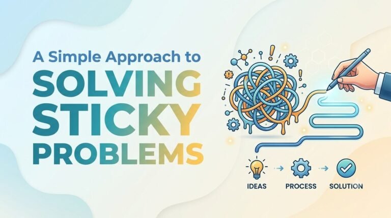 A Simple Approach to Solving Sticky Problems